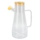 thumbnail image 1 of 900ml Clear Borosilicate Glass Oil Bottle Dustproof Vinegar Dispenser with Ergonomic Handle for Kitchen, 1 of 4
