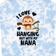 thumbnail image 4 of Inktastic Monkey I Love Hanging out with My Nana Boys or Girls Toddler T-Shirt, 4 of 5