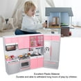 thumbnail image 4 of Kids Kitchen Playset, Play Kitchen Toys Wide Application Simulation Design Plastic  for Kindergarten, 4 of 8