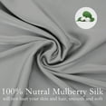 Jocoku 100 Mulberry Silk Pillowcase for Hair and Skin, 2 Pack Natural