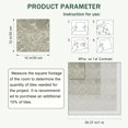 thumbnail image 6 of 10 Pcs Sage Green Marble Peel and Stick Floor Tiles, 12x12 in Covers 10 Sq. Ft. Self-Adhesive DIY Vinyl Flooring, Removable & Waterproof for Bathroom, Kitchen, Walls, Bedroom, 6 of 8