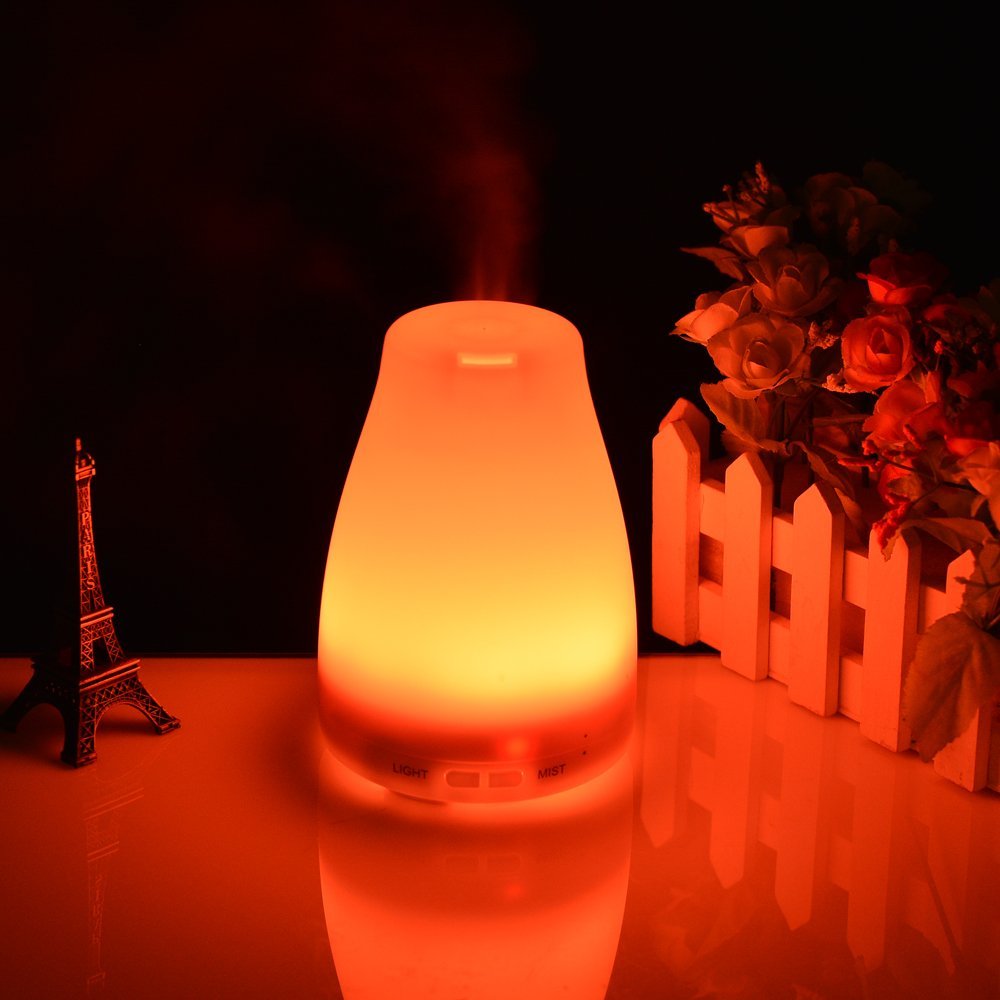 AGPtek Oil Aromatherapy Diffuser Ultrasonic Humidifier with 7 Color Changing LED Waterless Auto Shut-off - image 3 of 7