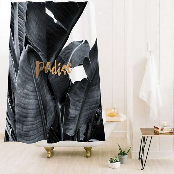 Society6 Gale Switzer Tropical Paradise Copper Shower Curtain 71" x 74"