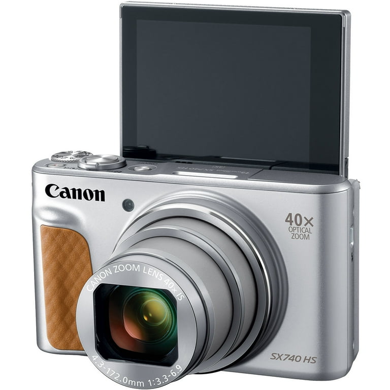 新品 Canon Power Shot SX740HSシルバー 4台セット Canon PowerShot SX740 HS Camera (Silver) with Kit: Bag
