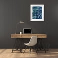thumbnail image 3 of Green, Nancy 15x18 White Modern Wood Framed Museum Art Print Titled - Wrought Iron Cyanotype II, 3 of 4