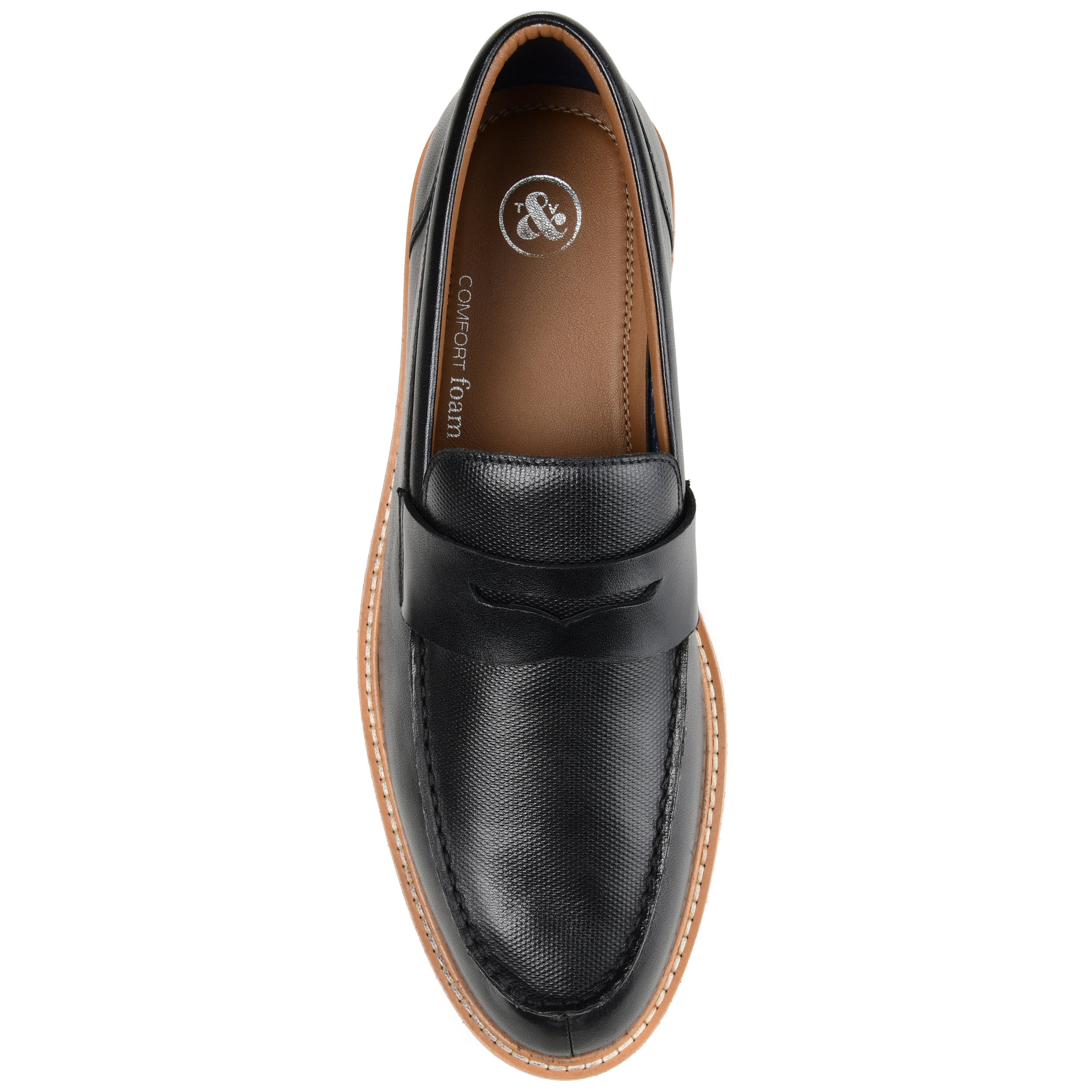 Thomas & Vine Mens Watkins Slip-on Penny Loafer, Widths  display picture 1