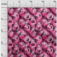 thumbnail image 2 of oneOone Rayon Fuschia Pink Fabric Abstract Craft Projects Decor Fabric Printed By The Yard 56 Inch Wide, 2 of 4