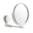 thumbnail image 1 of Wall Mounted Makeup Mirror, 6 Inch Single/Double Sided Vanity Magnifying Mirror for Bathroom, Round Bath Accessories , -Way, 1 of 8
