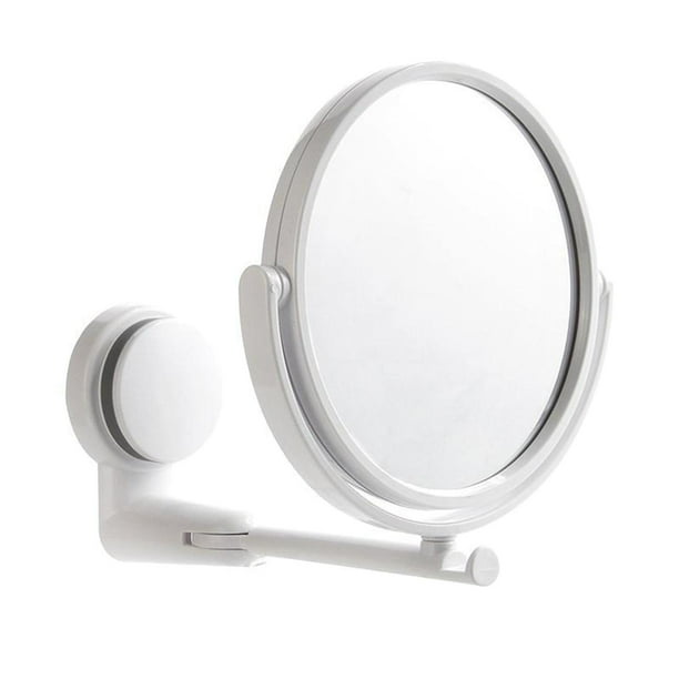 Espejo de belleza para baño, espejo negro de pared, espejo de maquillaje plegable Espejo unidireccional