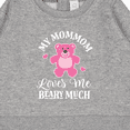 thumbnail image 3 of Inktastic Mommom Loves Me Girls Bear Baby Sweatshirt, 3 of 4