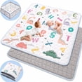 thumbnail image 2 of JoyStone Baby Play Mat, 50" X 50" Playpen Mat, Thick One-Piece Crawling Mat for Playpen, Odorless Soft Floor Mat, Anti-Slip Activity Playmats for Babies,Toddlers, Infants, 2 of 12