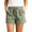 Green, variant on Sngxgn Womens Sweat Shorts Casual Summer Shorts Elastic Comfy Shorts High Waist Shorts Fall Fashion Clothes(Orange,S)