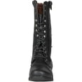 thumbnail image 3 of Wild Diva Women Jetta-25F Lace Up Combat Military Boots With Foldable Cuff, Black, 5.5, 3 of 4
