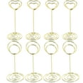 thumbnail image 2 of Miangastore 8pcs Mini Place Card Holders Wedding Table Number Holders Wire Photo Holders, 2 of 8