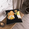 thumbnail image 5 of KLL Sunflower Gnomes 5 Decorative Throw Pillow Covers Velvet Soft for Couch Sofa Bedroom Living Room Outdoor (No pillow core)-, 5 of 5