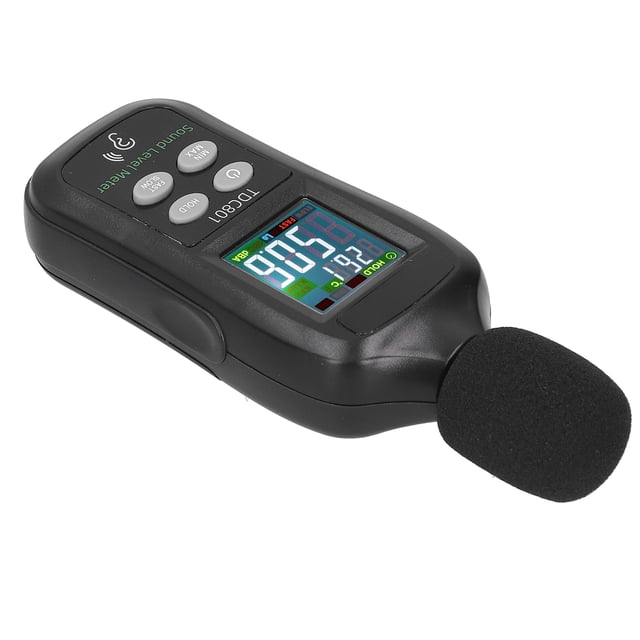 Probador TDC801 Ruido Decibel Tester LCD MUESTRA DE NIVEL DE SONIDO MONITOR DIGITAL DE MEDIDOR 35DB-135DB
