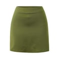 thumbnail image 4 of UJNDER Women's Athletic Skirt For Running Tennis Workout High Waisted Lightweight Comfortable Stretchy Sports Army Green M, 4 of 7