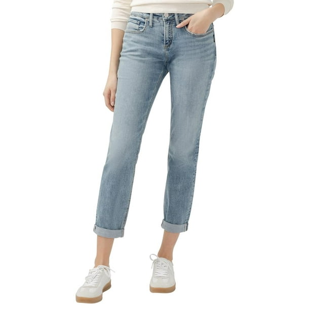 Jeans Silver Jeans Co. Novio para mujer de cintura media y pierna delgada