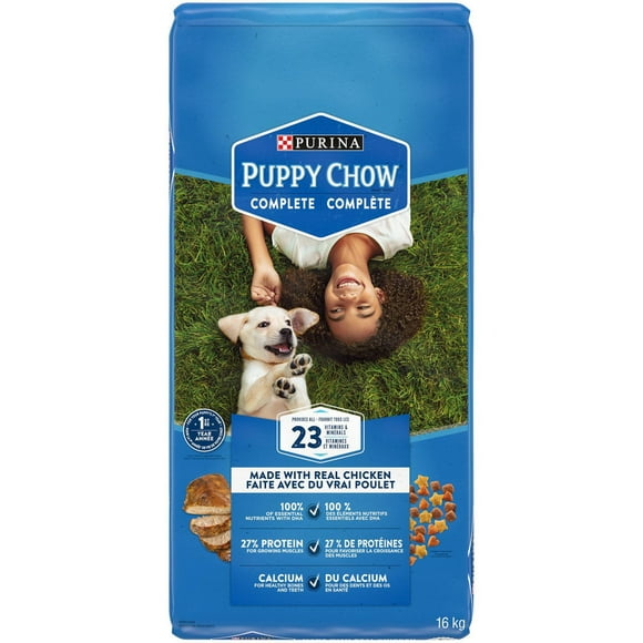 Purina Puppy Chow Complète avec du Vrai Poulet, Nourriture Sèche pour Chiots