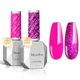 thumbnail image 1 of Set de esmaltes de uñas en gel MelodySusie Thick Hot Pink & Glitter, 1 of 6