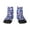 2 Black-2, variant on flower Skull starry sky Pattern Quarter Crew Socks,Toe Seamed Ankle Socks,Cotton Cushioned Breathable Athletic Crew Sports Socks