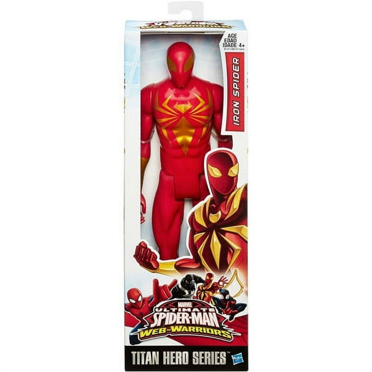 デパート 送料無料 Marvel Spider-Man Titan Hero Series Iron Spider Figure 特撮