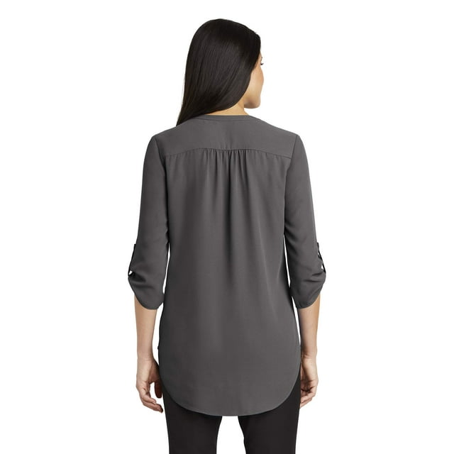 Port Authority Blouse Tunique à Manches 3/4 pour Femmes