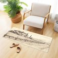 thumbnail image 2 of Coolnut Vintage Farm Bath Mat, Dry Quickly Non Slip Absorbent Bath Rug, Soft Living Room Bedroom Home Floor Mats, Bath Mats for Bathroom, Tub and Shower 20" x 39" Home Decor, 2 of 7