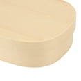 thumbnail image 4 of Bento Box Portable Japanese Style Wooden Large Single Layer Removable Divider Lunch Bento Box with Strap, 4 of 8