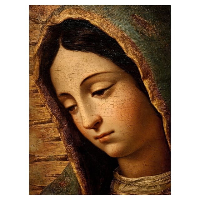 Cuadro Decorativo Religioso 40x60cm Vírgen de Guadalupe