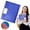Blue, variant on 10 Pcs Plastic Envelopes with Hook and Loop Closure Binder Pocket with Binder Holes File Folder for Letter/A4 Size Plastic Folders Organizer for Office Paper Storage(Purple)