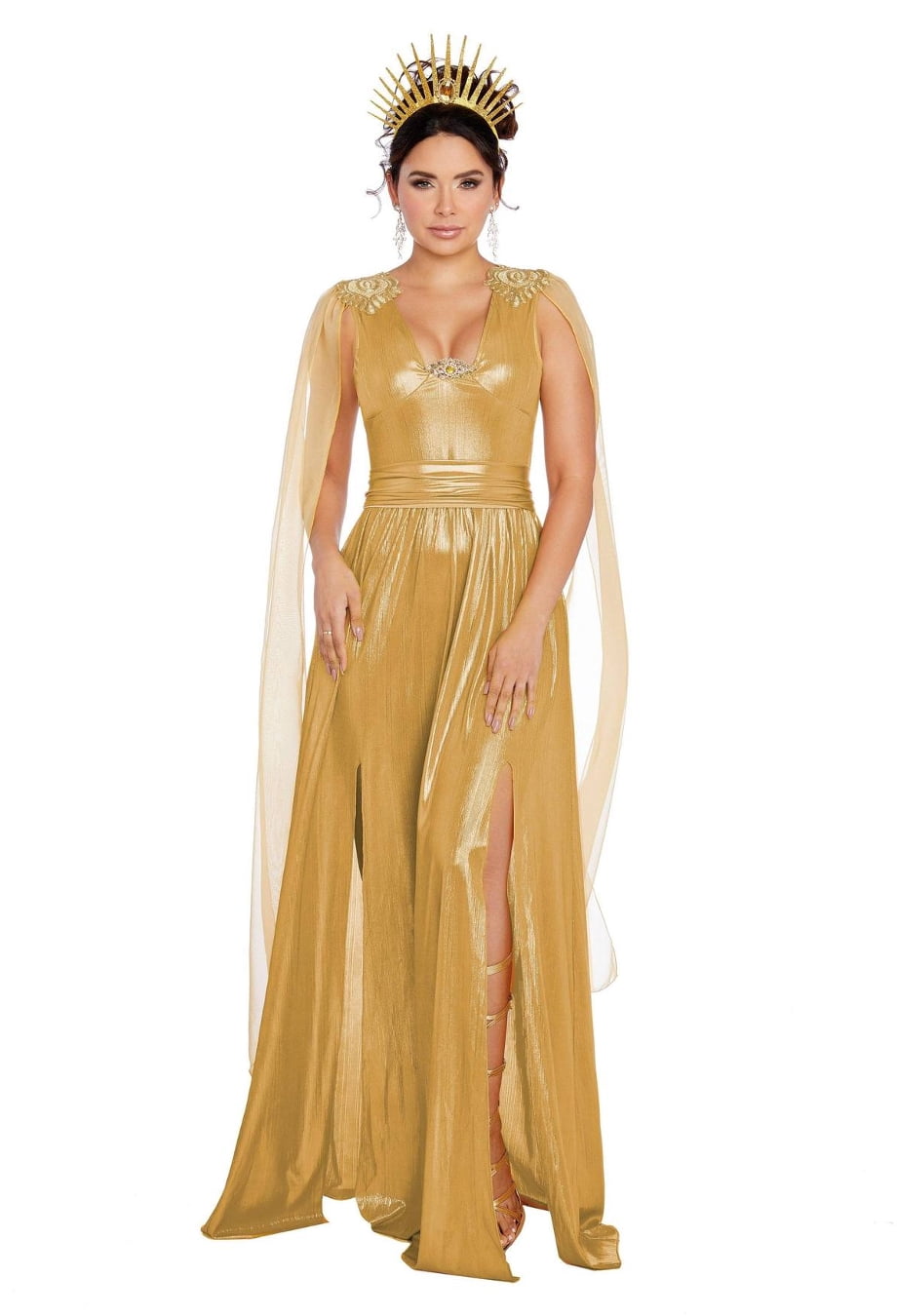 gold sun goddess dress Woman Rich Gold GODDESS DRESS 2001737 main image 1