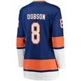 thumbnail image 3 of Women's Fanatics Noah Dobson Royal New York Islanders Home Breakaway Player Jersey, 3 of 3