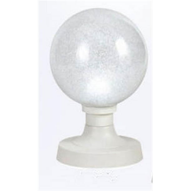 Patio Living Concepts 37731 A Mené la Lampe Extérieure Sans Fil à Changement de Couleur - Lampe de Table de 18 Pouces - Globe de Cristal