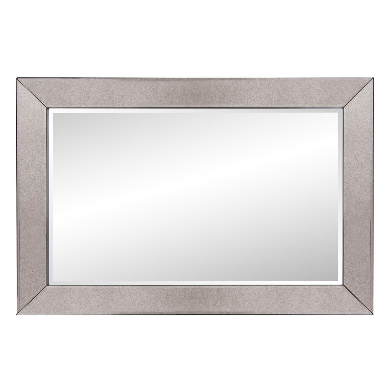 Tyler Dillon Smokey Gray Rectangular Framed Wall Mirror Collection