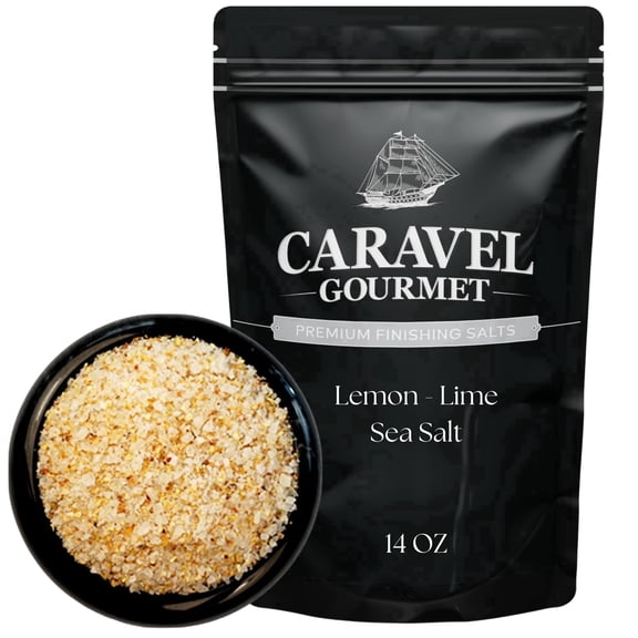 CARAVEL GOURMET Lemon Lime Sea Salt - 14 oz Refill Pouch