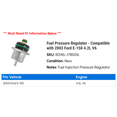 thumbnail image 2 of Fuel Pressure Regulator - Compatible with 2003 Ford E-150 4.2L V6, 2 of 2