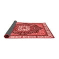 thumbnail image 2 of Ahgly Company Indoor Round Abstract Red Modern Area Rugs, 3' Round, 2 of 4