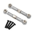 thumbnail image 2 of 2pcs RC Car Steering Linkage Rod Set Aluminum Alloy Adjustable Tie Rods for 1 14 Scale RC Trucks, 2 of 9
