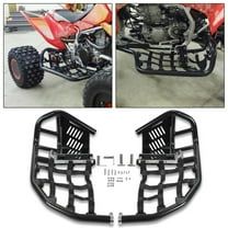 Kojem Nerf Bars Compatible with Honda TRX 450R 450ER (Black Nerf   Black Nets)