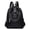 Black, variant on Casual Daypack for Women Classic Solid Color Lightweight Multi Pocket Zipper Travel Backpack,for Daily Commute Travel Use