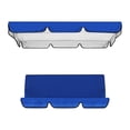 thumbnail image 4 of Kit de cubierta de dosel Kusrkot para silla columpio de jardín Accesorios a prueba de sol Azul, 4 of 7