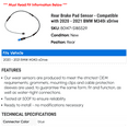 thumbnail image 2 of Rear Brake Pad Sensor - Compatible with 2020 - 2021 BMW M340i xDrive, 2 of 2