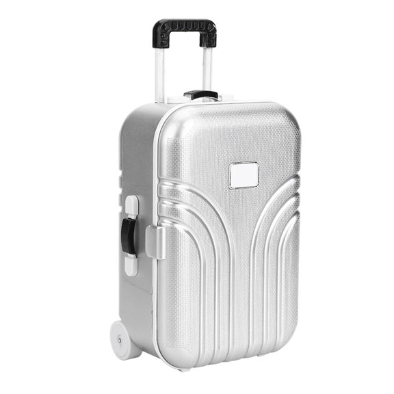 Brynna Luggage Toy Domary Baby Suitcase Toy Cute Plastic Rolling Suitcase Mini Luggage Box