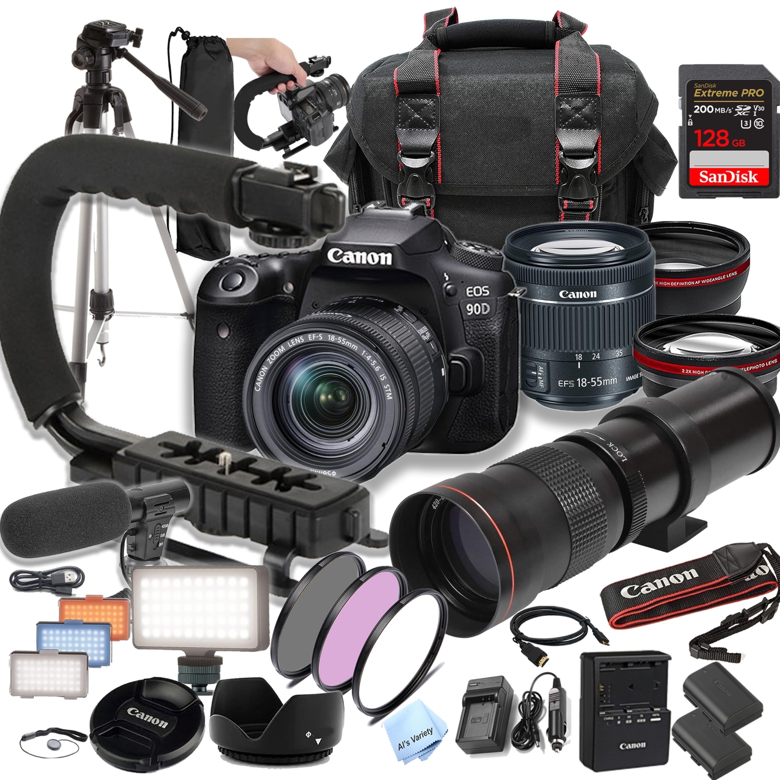 Canon EOS 7D DSLR Camera with 18-135mm Kit (3814B016) + EF