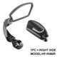 thumbnail image 3 of Sonducket 1 Uds espejo retrovisor de bicicleta Universal lente de acero inoxidable manillar bicicleta espejo seguro espejo retrovisor accesorios de Ciclismo No.02 Sonducket OD009946-02, 3 of 4