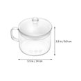 thumbnail image 2 of Glass Stew Pot with Handle for Cooking Use Transparent Pot, 2 of 4