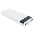 thumbnail image 4 of Power Bank Shell, 8X18650 Portable DIY Power Bank Box, USB Port Quick Charge For Tablets Smart Phones Black,Blue,White, 4 of 8