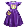 thumbnail image 2 of SUEE Girls Superhero Kitten Dress with Bag Halloween Fancy Outfits for 2-8Y, 2 of 3