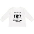 thumbnail image 3 of Inktastic My Daddy is an EMT and a Hero Boys or Girls Long Sleeve Toddler T-Shirt, 3 of 5